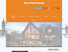 Tablet Screenshot of euro-realestate.com